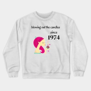 50th birthday Crewneck Sweatshirt